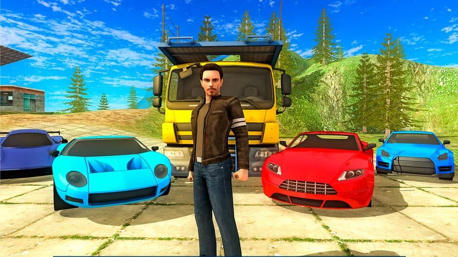 Скриншот 2 из John: Car Transporter Truck 3D