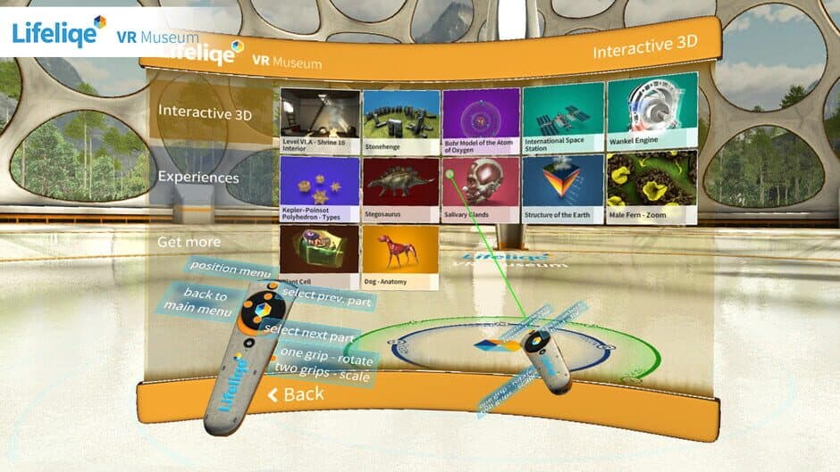 Скриншот 1 из Lifeliqe VR Museum