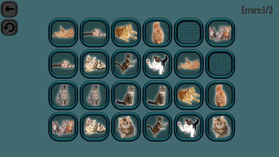 Скриншот 4 из Animals Memory: Cats