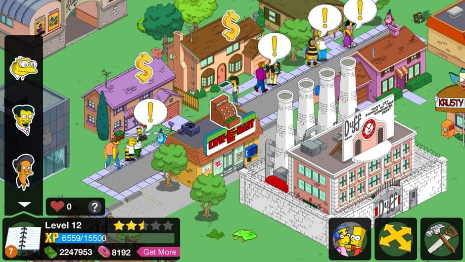 Скриншот 1 из The Simpsons: Tapped Out