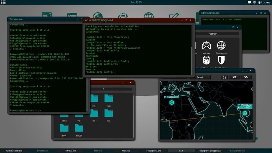 Скриншот 1 из Grey Hack