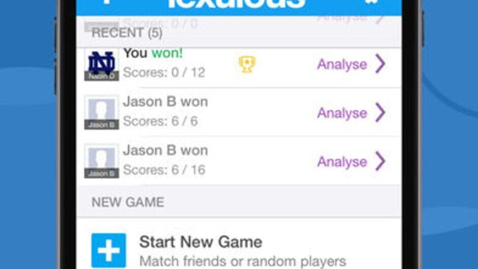 Скриншот 1 из Lexulous Word Game