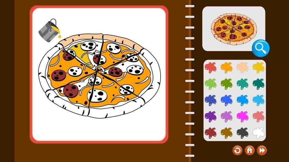 Скриншот 3 из My Coloring Book: Food and Beverage
