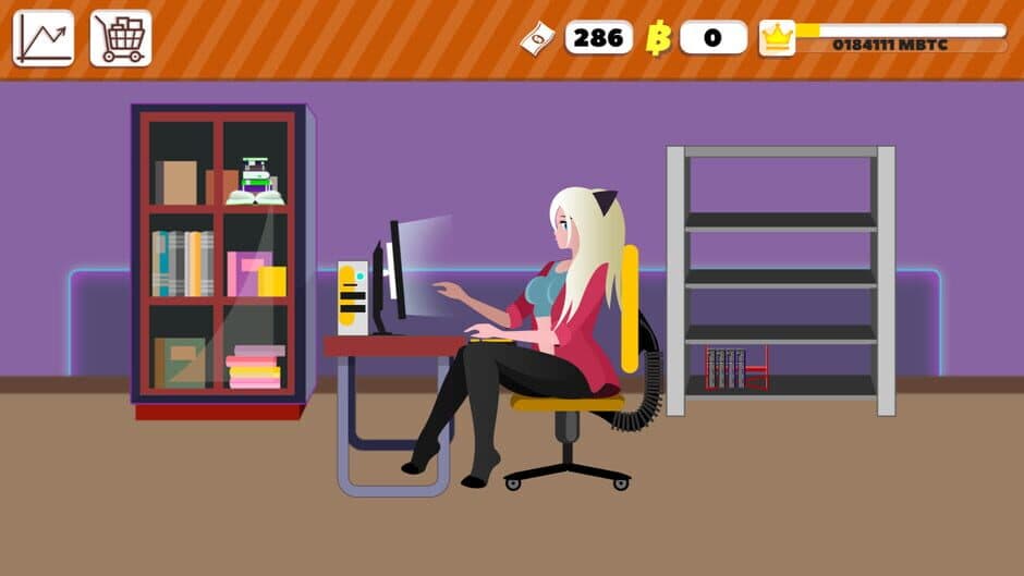 Скриншот 1 из Bitcoin Mining Tycoon
