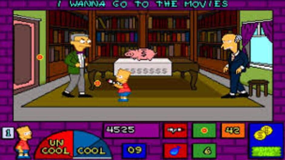 Скриншот 1 из The Simpsons: Bart's House of Weirdness