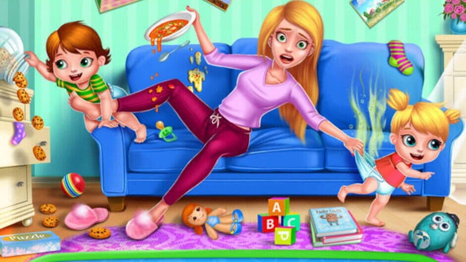 Скриншот 6 из Baby Twins Babysitter