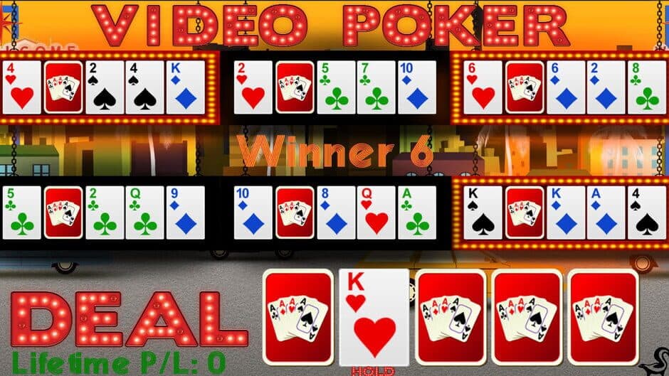 Скриншот 2 из 6-Hand Video Poker