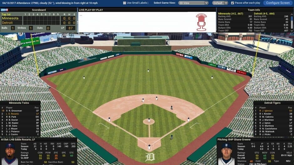 Скриншот 4 из Out of the Park Baseball 18