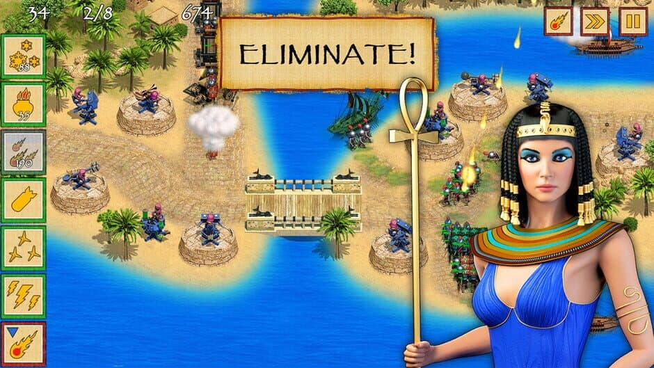 Скриншот 4 из Defense of Egypt: Cleopatra Mission