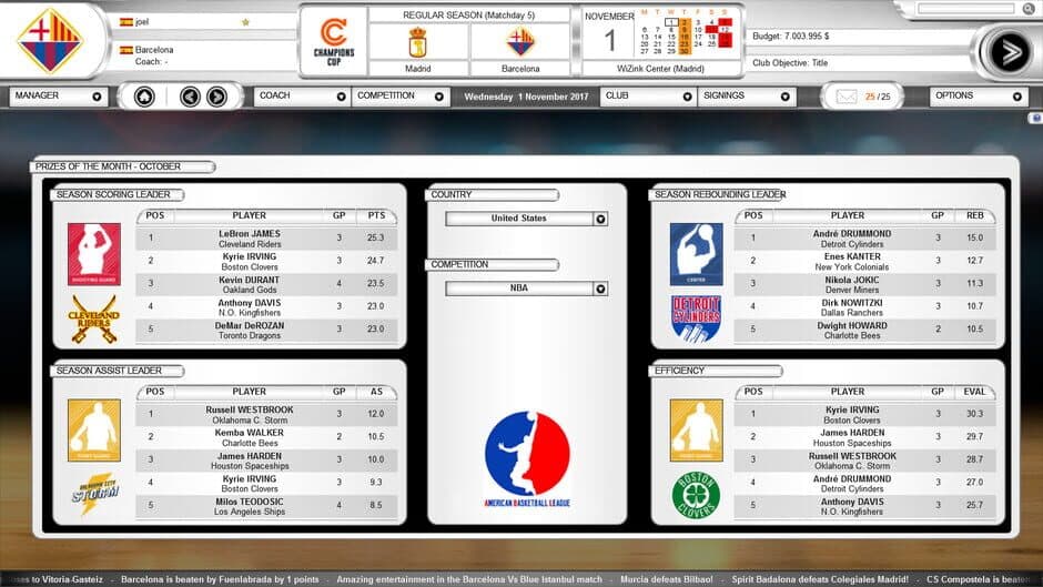 Скриншот 4 из International Basketball Manager