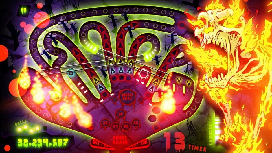 Скриншот 2 из Zombie Pinball