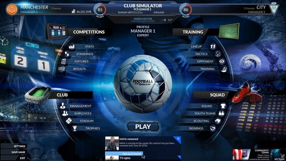 Скриншот 1 из Football Club Simulator - FCS