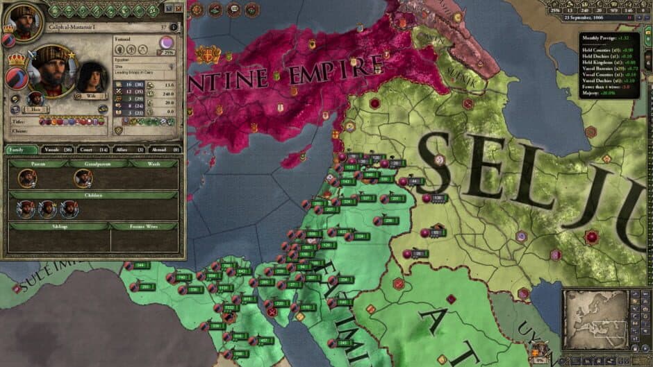 Скриншот 4 из Crusader Kings II: Sword of Islam