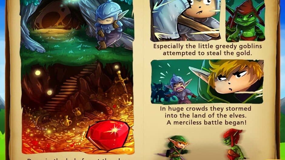 Скриншот 5 из Elves vs Goblins Defender