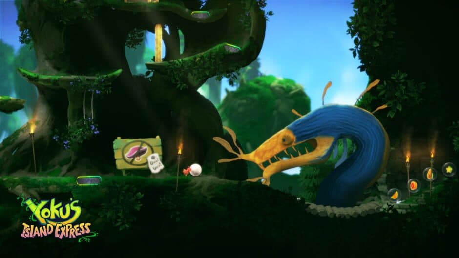 Скриншот 1 из Yoku's Island Express