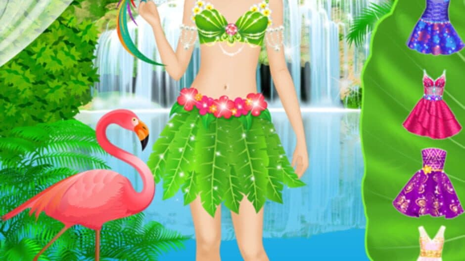 Скриншот 2 из Tropical Princess - Makeup and Dressup Salon Game