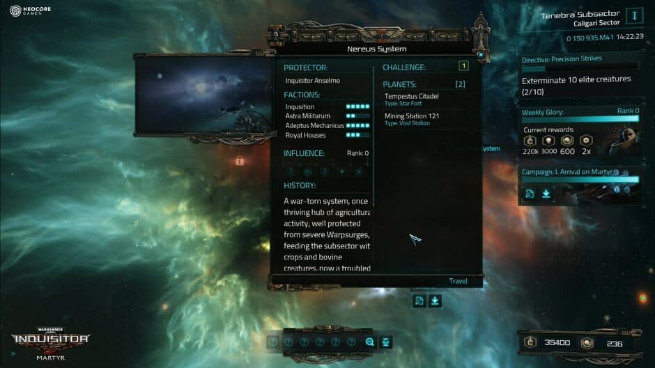 Скриншот 1 из Warhammer 40,000: Inquisitor - Martyr