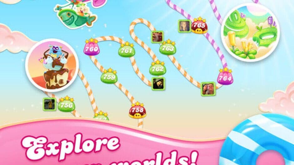 Скриншот 4 из Candy Crush Jelly Saga