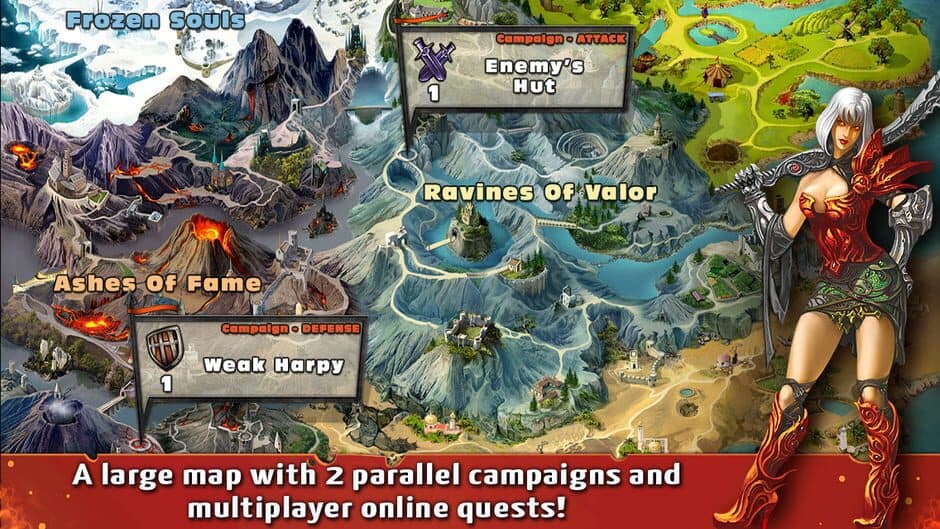 Скриншот 1 из Cliffs of War: Fortress Defenders