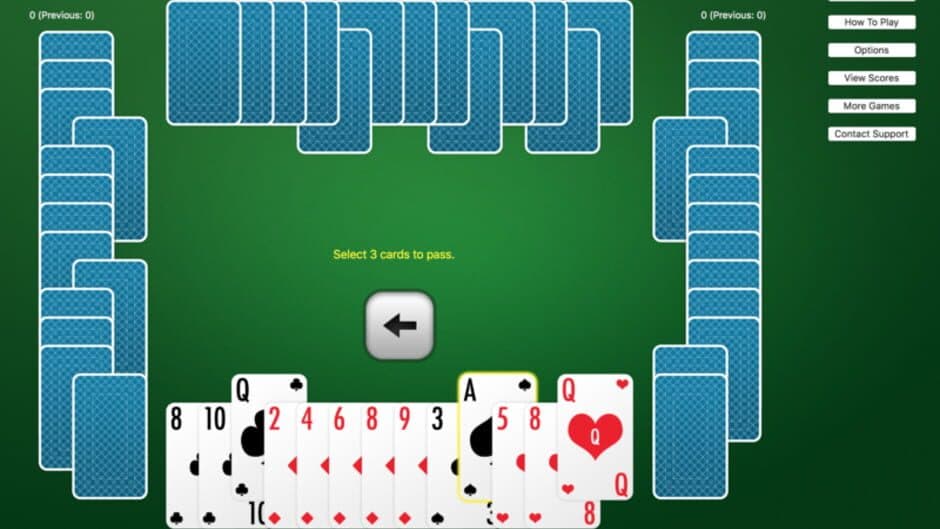 Скриншот 2 из Hearts Cards