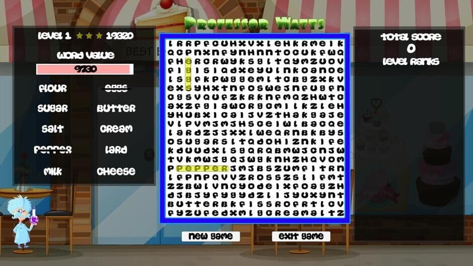 Скриншот 2 из Professor Watts Word Search: Yummy Foods