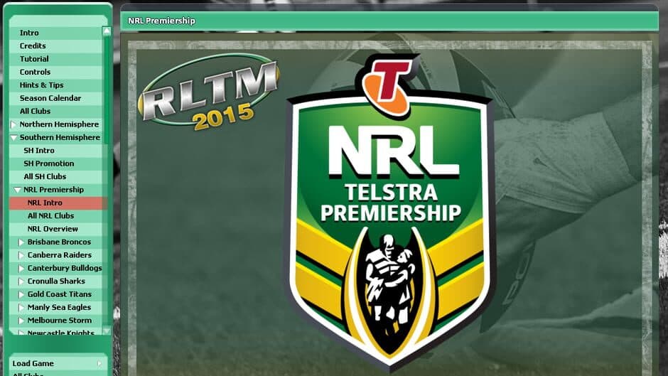 Скриншот 1 из Rugby League Team Manager 2015