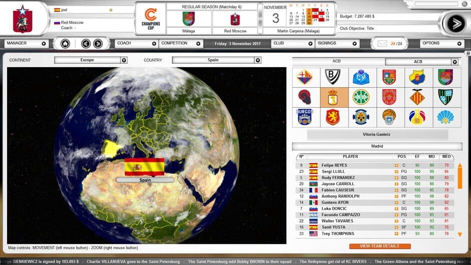Скриншот 7 из International Basketball Manager