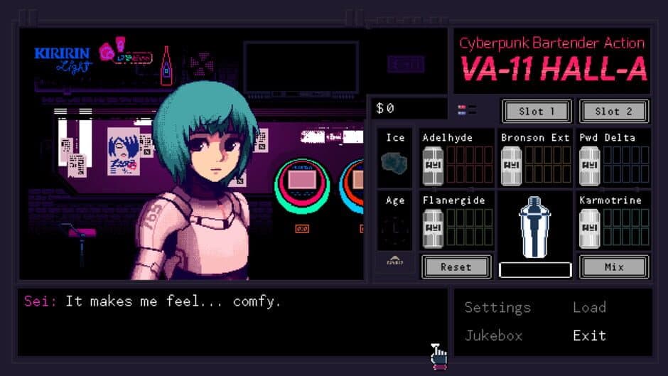 Скриншот 4 из VA-11 Hall-A: Cyberpunk Bartender Action