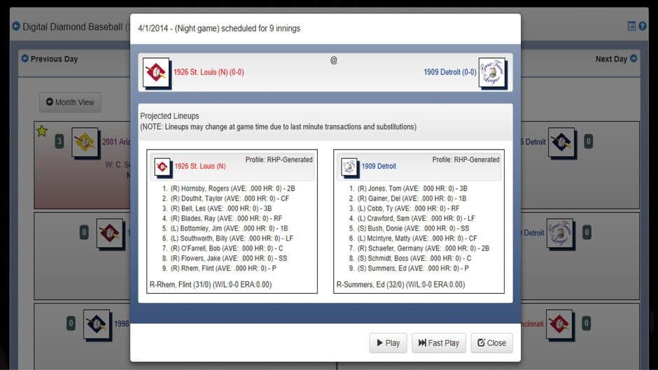 Скриншот 3 из Digital Diamond Baseball