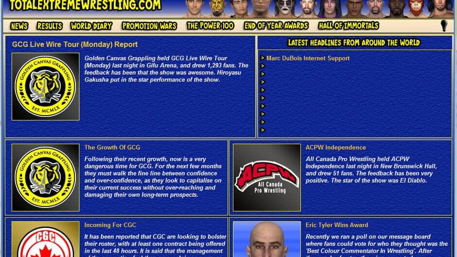 Скриншот 2 из Total Extreme Wrestling 2010