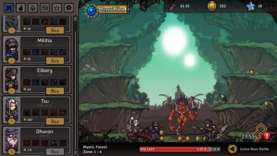 Скриншот 1 из Clicker Guild