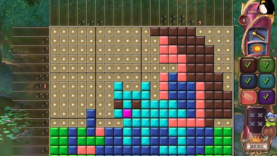 Скриншот 3 из Fantasy Mosaics 26: Fairytale Garden