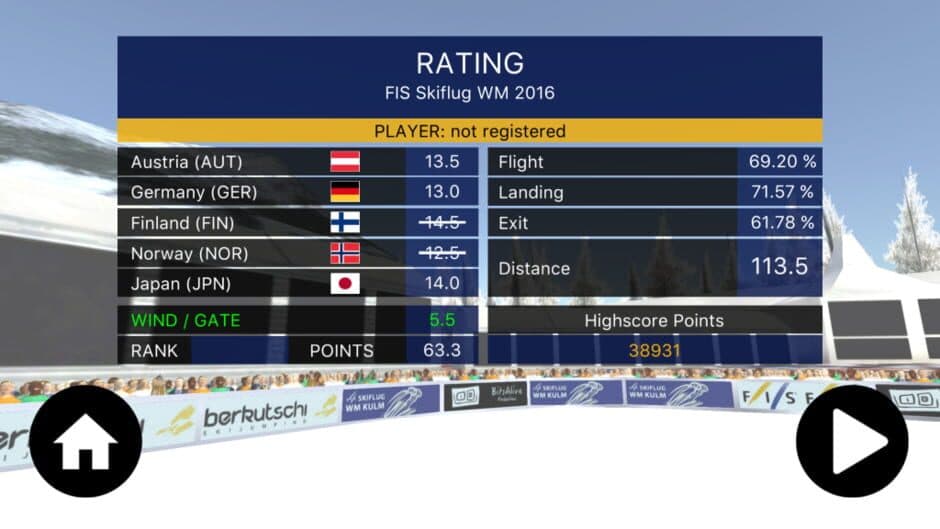 Скриншот 1 из Kulm Skiflug WM 2016