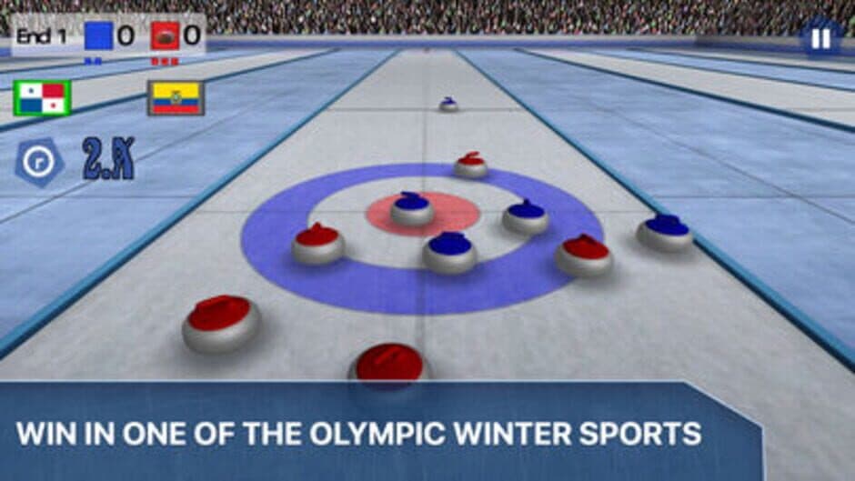 Скриншот 1 из Curling 3D - Winter Sports