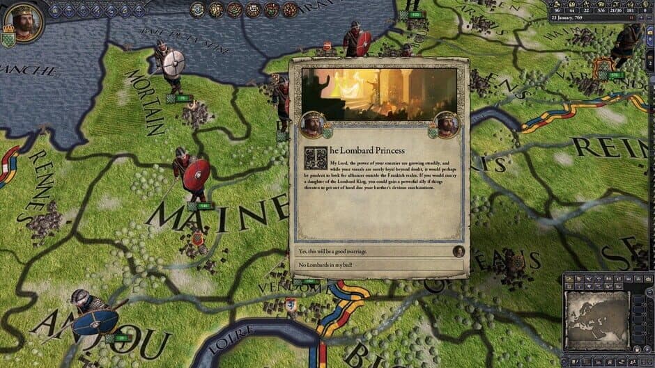 Скриншот 2 из Crusader Kings II: Charlemagne