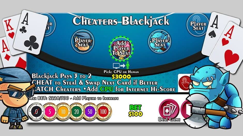 Скриншот 3 из Cheaters Blackjack 21