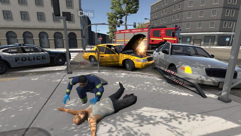 Скриншот 3 из Flashing Lights: Police Fire EMS