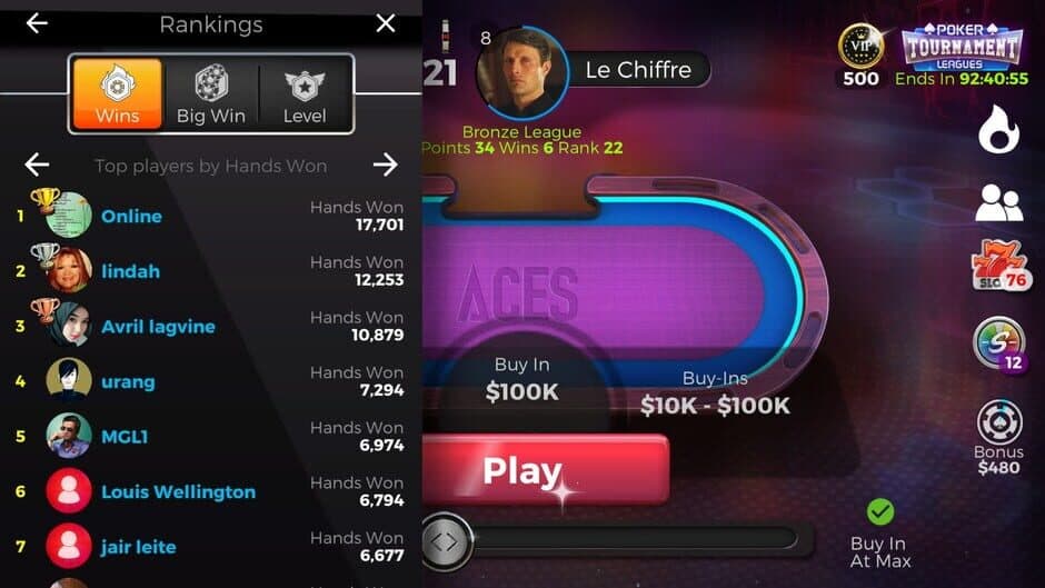 Скриншот 3 из Downtown Casino: Texas Hold'em Poker