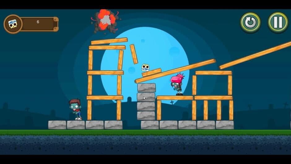 Скриншот 2 из SlingSkull Zombies: Gravedigger