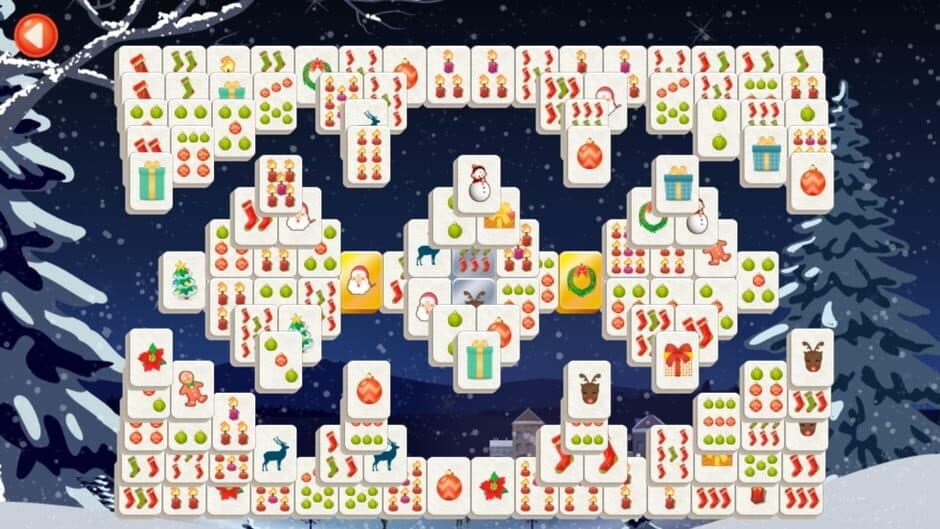 Скриншот 4 из Christmas Mahjong 2