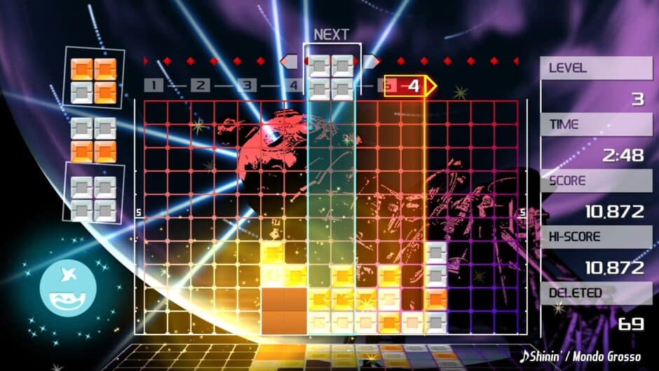 Скриншот 1 из Lumines Remastered