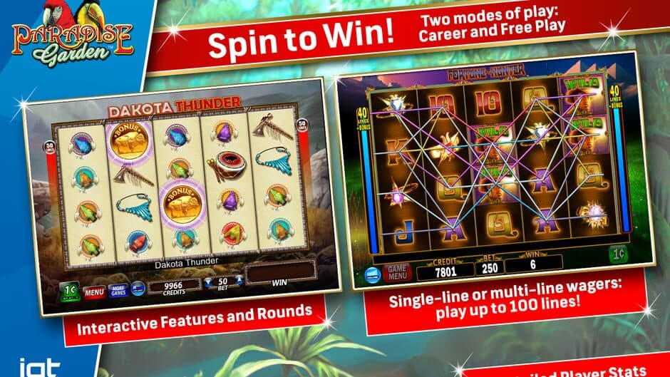 Скриншот 1 из IGT Slots Paradise Garden