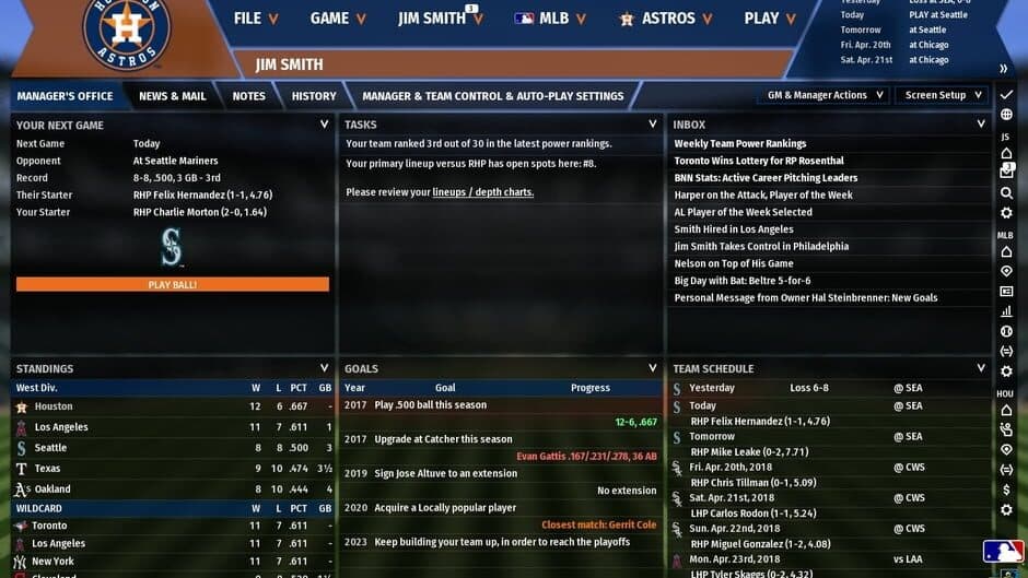 Скриншот 6 из Out of the Park Baseball 19