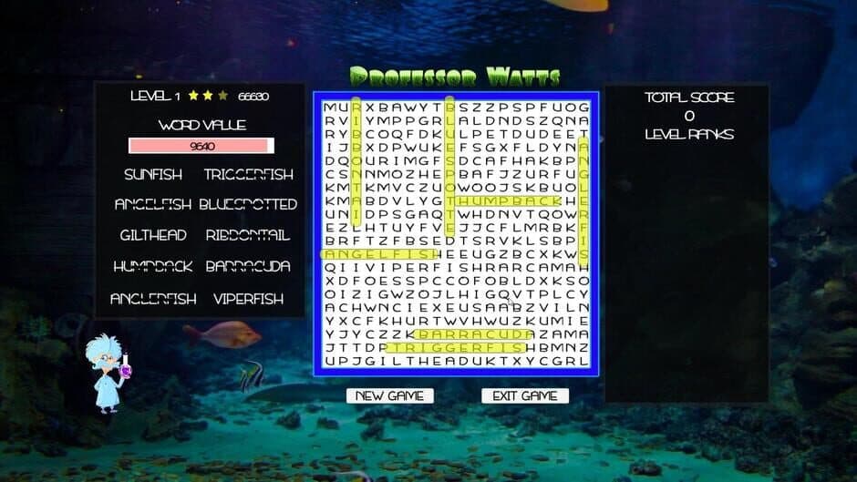 Скриншот 4 из Professor Watts Word Search: Into the Ocean