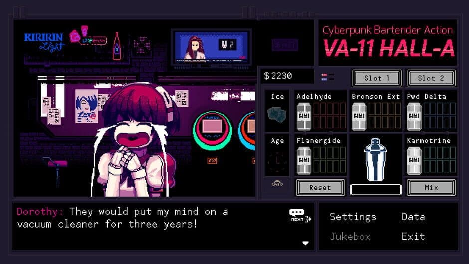 Скриншот 5 из VA-11 Hall-A: Cyberpunk Bartender Action