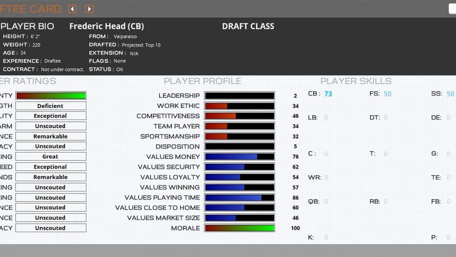Скриншот 6 из Draft Day Sports: Pro Football 2018