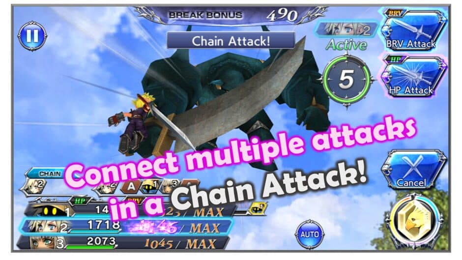 Скриншот 2 из Dissidia Final Fantasy Opera Omnia