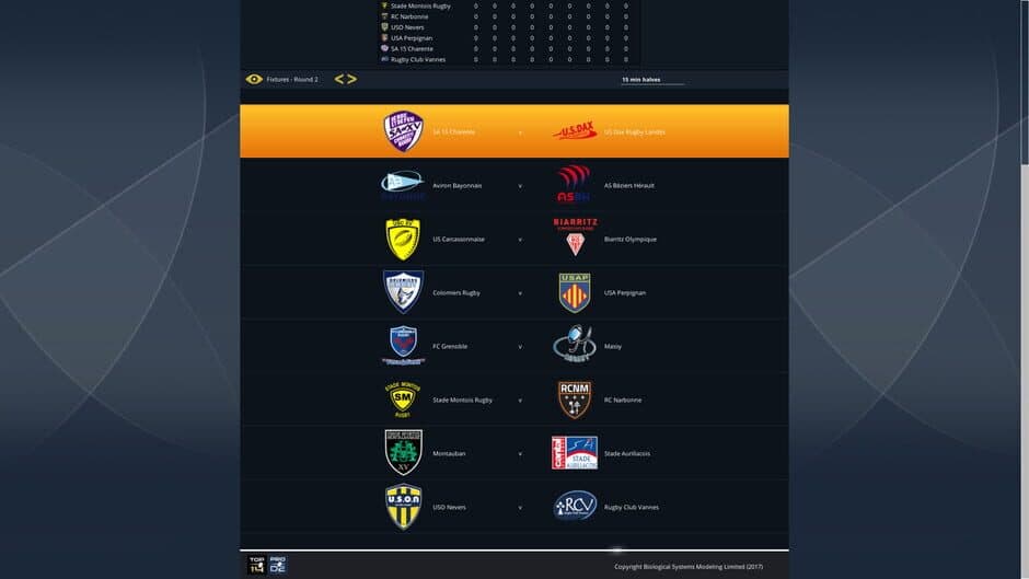 Скриншот 2 из National Rugby Manager