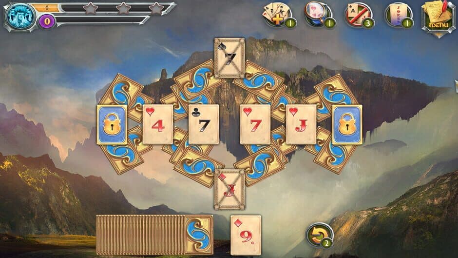Скриншот 2 из Mystic Journey: Tri Peaks Solitaire
