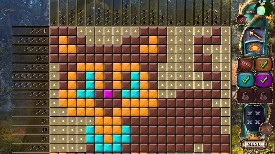 Скриншот 2 из Fantasy Mosaics 16: Six Colors in Wonderland